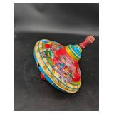 Vintage Ohio Art Tin Spinning Top Toy