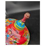 Vintage Ohio Art Tin Spinning Top Toy