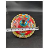 Vintage Ohio Art Tin Spinning Top Toy