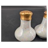 Iridescent Porcelain Salt Shakers (Lot of 4)