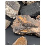 Mixed Mineral Specimen Lot With Storage Box