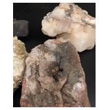 Mixed Mineral Specimen Lot With Storage Box
