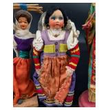 Handmade Cloth Doll Mixed Lot (7)