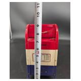 Vintage Metal Mailbox Coin Bank