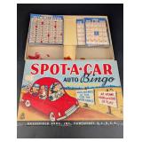 Vintage Hasbro Spot-A-Car Bingo Game Set