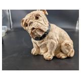 Bulldog Figurine With Collar