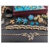 Mixed Lot of Vintage Costume Jewelry With Trifari Boxed Pieces