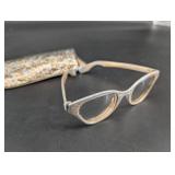 Tura Inc Cat-Eye Eyeglasses With Case