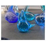 Mantorp Sweden & Kosta Glass Animal Figurines Mixed Lot