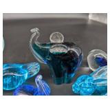 Mantorp Sweden & Kosta Glass Animal Figurines Mixed Lot