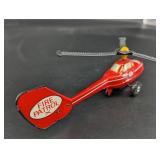 Vintage Fire Patrol Tin Helicopter