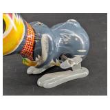 Vintage Tin Wind-Up Rabbit Toy