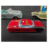 Vintage Made in Japan Toy Car Trio With Tin