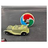 Vintage Made in Japan Toy Car Trio With Tin
