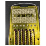 Vintage Handheld Calculator With Stylus Pen
