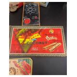 Vintage Election Game, Candy Boxes & Needle Book Mixed Lot