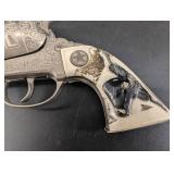 Vintage Texan Jr Cap Gun Revolver With Faux Ivory Grips