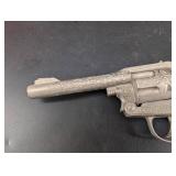 Vintage Texan Jr Cap Gun Revolver With Faux Ivory Grips