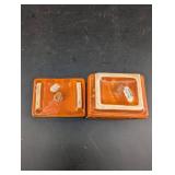 Vintage Japanese Ceramic Tv-style Shaker Pair