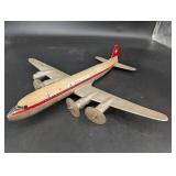 Vintage Seven Seas Metal Airplane HB-IBK