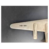 Vintage Seven Seas Metal Airplane HB-IBK