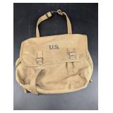 Vintage 1942 U.S. Canvas Military Bag