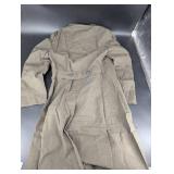 Vintage Military Overcoat Double-Breasted Wool