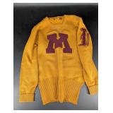 Vintage Collegiate Chenille Sweater Size 42