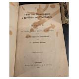 Antique German Book Mixed Lot 6 Volumes