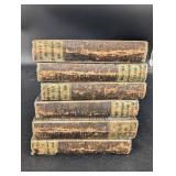 Antique German Book Mixed Lot 6 Volumes