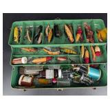 Vintage South Bend & Shakespeare Fishing Tackle Box Mixed Lot