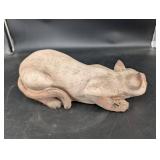 Cat Figurine Stretching