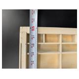 Vintage Wooden Compartment Organizer Tray