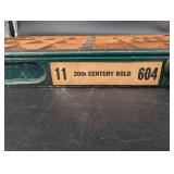 Hamilton 20th Century Bold 604 Wood Type Case