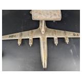 Vintage Metal Airplane Model HBK F-B