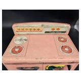 Vintage Pretty Maid Toy Stove Mixed Lot With Dinosaur Figures