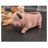 Vintage Ceramic Pig Figurines and Banks (Lot of 9)