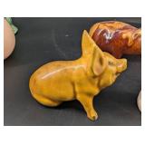 Vintage Ceramic Pig Figurines and Banks (Lot of 9)