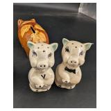 Vintage Ceramic Pig Figurines and Banks (Lot of 9)