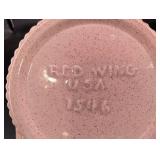 Vintage Red Wing 1545 Ribbed Planter Set (Lot of 4)