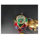 Vintage Christmas Glass Ornaments Mixed Lot (7)