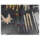 Glass Christmas Ornament Mixed Lot