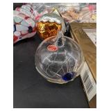 Christmas Ornament Mixed Lot Boxed Set & Loose Glass Ornaments
