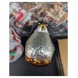 Christmas Ornament Mixed Lot Boxed Set & Loose Glass Ornaments