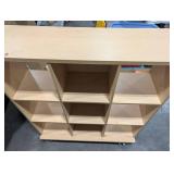 9-Cube Storage Shelf on Casters
