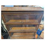 Antique Oak Barrister Bookcase 4-Section