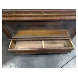 Antique Oak Barrister Bookcase 4-Section