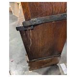 Antique Oak Barrister Bookcase 4-Section