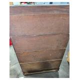Antique Oak Barrister Bookcase 4-Section