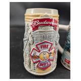 Budweiser & Miller High Life Beer Drinkware Set (Lot of 3)